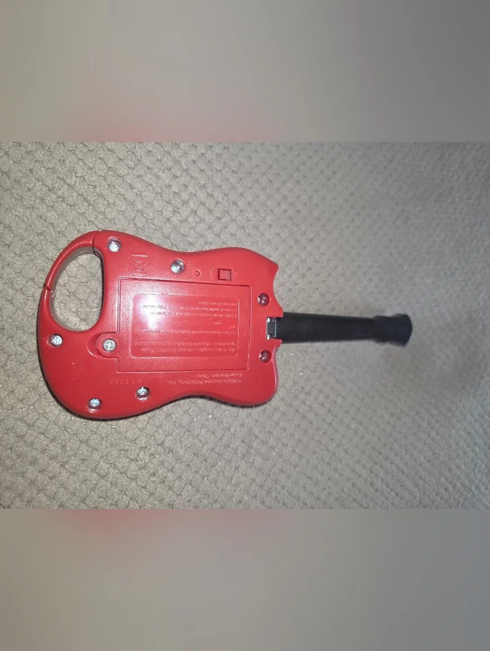 GUITAR HERO Handheld Electronic Game Carabiner 2007 Travel Pocket Size